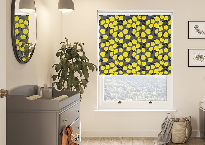 Lemons, Onyx - Roller Blind - Image 3